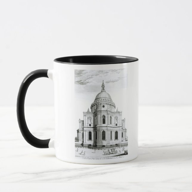 Caneca A perspectiva do leste da catedral de St Paul (Esquerda)
