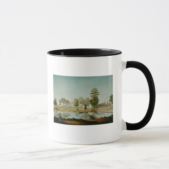 Caneca A plantação de Olivier, 1861 (Direita)
