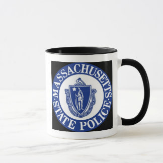 Caneca A polícia do estado de Massachusetts/Blue Line