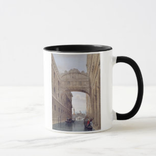 Caneca A ponte dos suspiros, Veneza, gravada por Lefevre