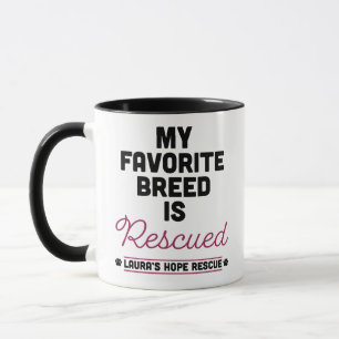 Caneca A raça favorita de RescuMy da esperança de Laura