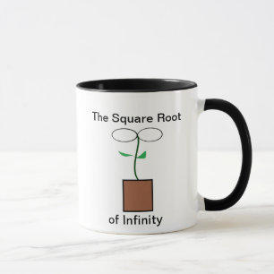 Caneca A raiz quadrada da infinidade