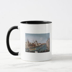 Caneca A regata das mulheres no canal grande, Veneza