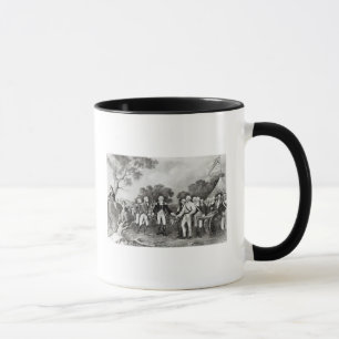 Caneca A rendição do general Burgoyne Saratoga