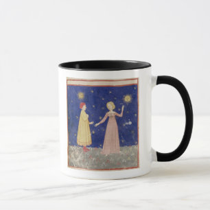 Caneca A reunião de Dante e de Beatrice