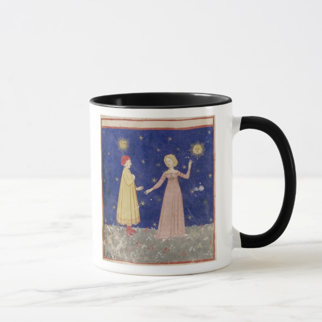 Caneca A reunião de Dante e de Beatrice (Direita)