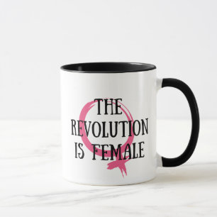 Caneca A Revolução é Mulher