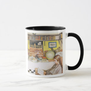 Caneca A sala de leitura, bar. em "Lasst Licht Hinin"