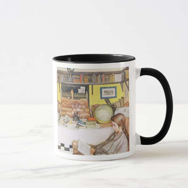 Caneca A sala de leitura, bar. em "Lasst Licht Hinin" (Direita)