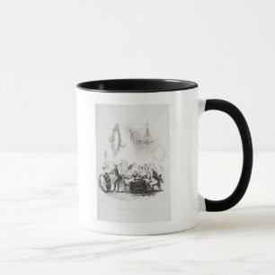 Caneca A sala do cartão no banho