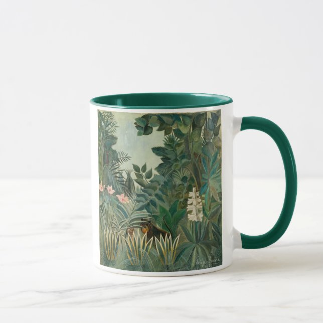 Caneca A Selva equatorial, 1909 (óleo em canvas) (Direita)