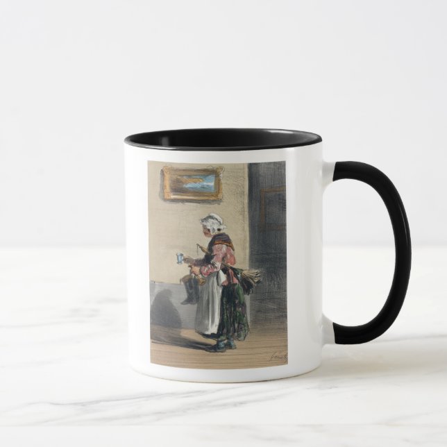 Caneca A senhora de limpeza, 'de Les Femmes de Paris (Direita)