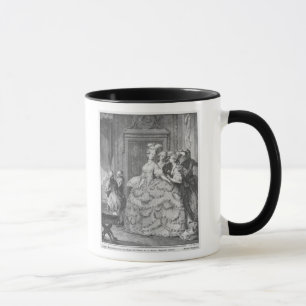 Caneca A senhora no Palais de la Reine