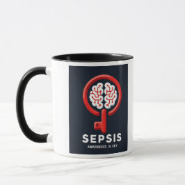 Caneca A Sensibilização para a Sepsis é um grande grupo d