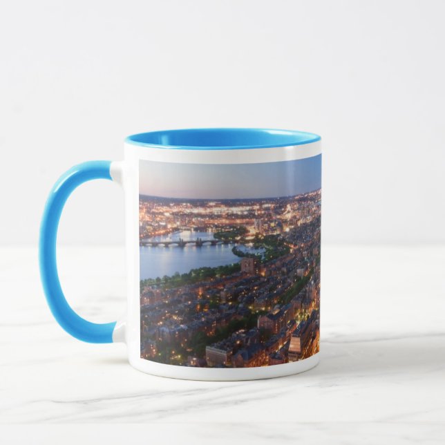 Caneca A skyline de Boston no crepúsculo (Esquerda)