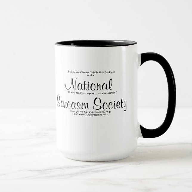 Caneca A sociedade de NationalSarcasm, agora, obtem o (Direita)