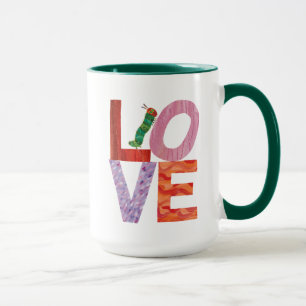 Caneca A Tendência Muito Faminta da Lagarta   AMOR
