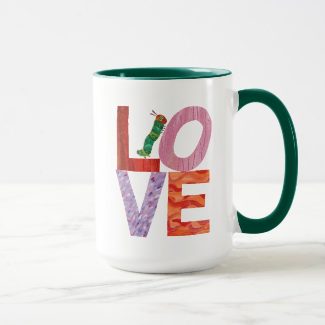 Caneca A Tendência Muito Faminta da Lagarta | AMOR (Direita)