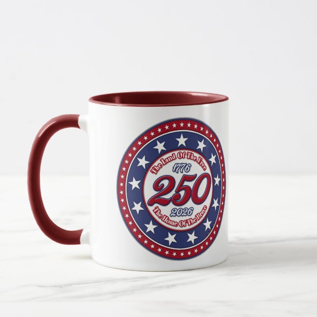 Caneca A Terra dos Livres A Casa dos Valentes (Esquerda)