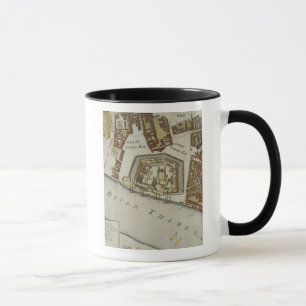 Caneca A torre e o St. Catherine, detalhe da torre