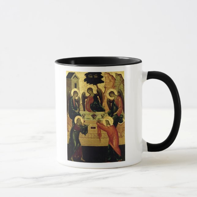 Caneca A trindade santamente, escola de Novgorod, século (Direita)