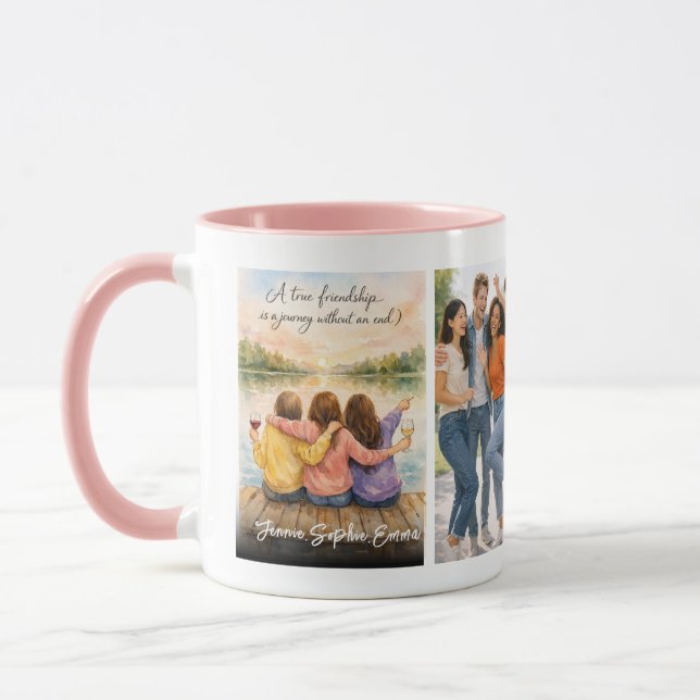 Caneca A True Friendship | Friendship Day | Inspirational (Esquerda)