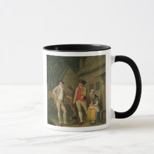 Caneca A vaca e os bens do Costard da viúva, Distrained