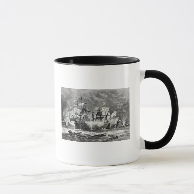 Caneca A vanguarda, sob o senhor William Inverno (Direita)