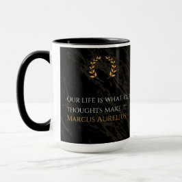 Caneca A Verdade de Marcus Aurelius: Moldando a Vida