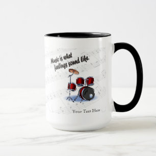 Caneca A versão do cilindro que sentimentos soe como -