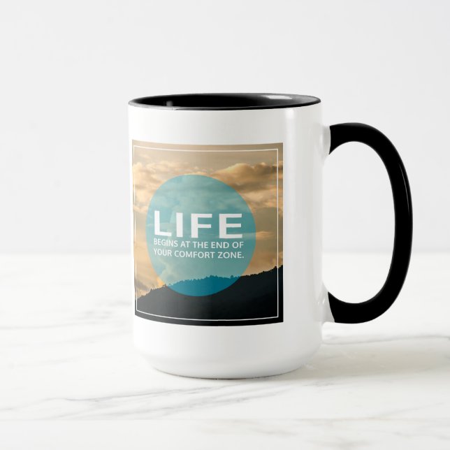 Caneca A vida começa (Direita)