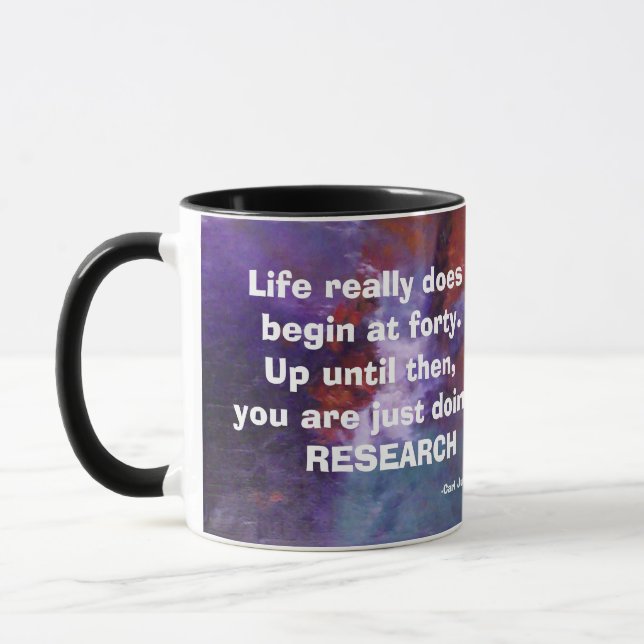 CANECA A VIDA COMEÇA COM QUARENTA CAFÉ (Esquerda)