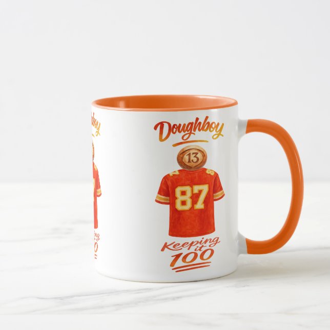 Caneca A Vida de um Doughboy Mantendo a Realidade (Direita)