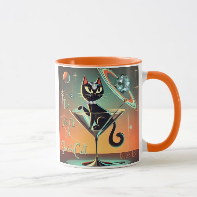 Caneca A Vida de uma Gata Showgirl (Direita)
