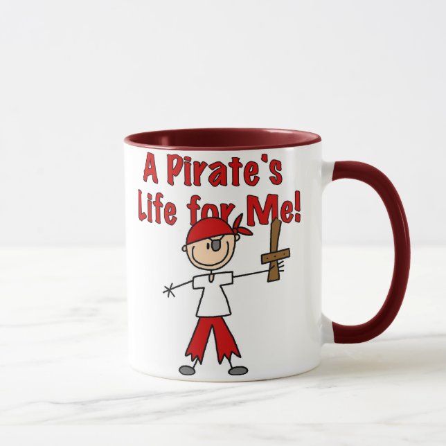 Caneca A vida do pirata para mim (Direita)