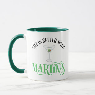 Caneca A Vida é Melhor Com Martinis