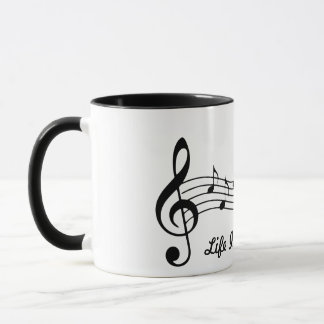 Caneca A Vida É Melhor Com Música