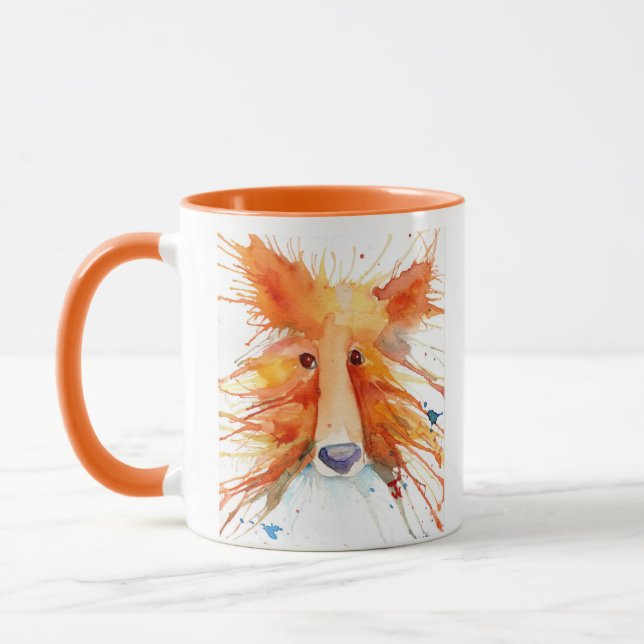 Caneca A vida é melhor com um cachorro (Esquerda)