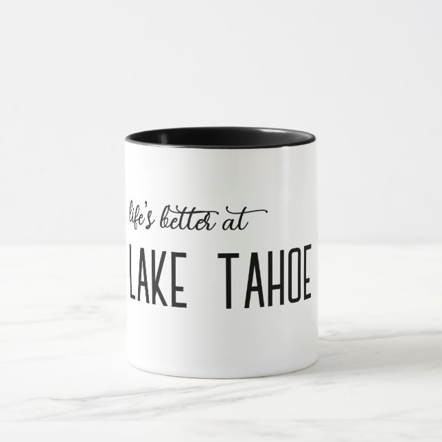 Caneca A vida é melhor em (Centro)