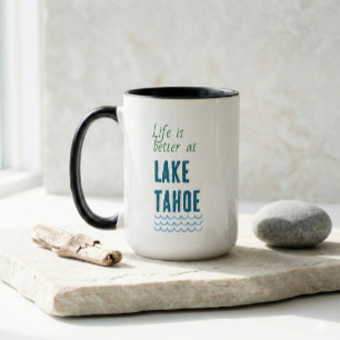 Caneca A vida é melhor no lago