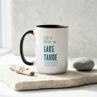 Caneca A vida é melhor no lago
