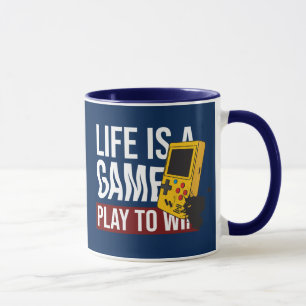 CANECA A VIDA É UM JOGO PARA GANHAR