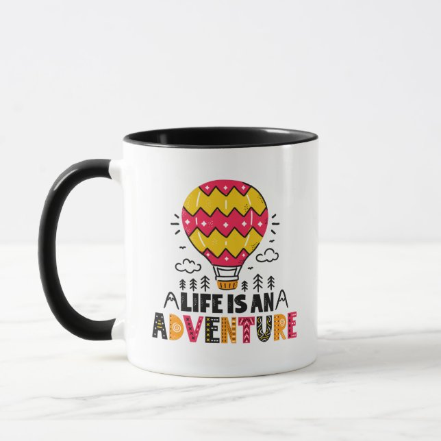 Caneca A vida é um Mug de Aventura (Esquerda)