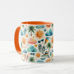 Caneca A Vida é uma Praia