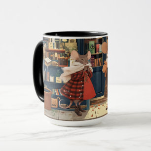 Caneca A vida em Mice Town Series Combo Mug