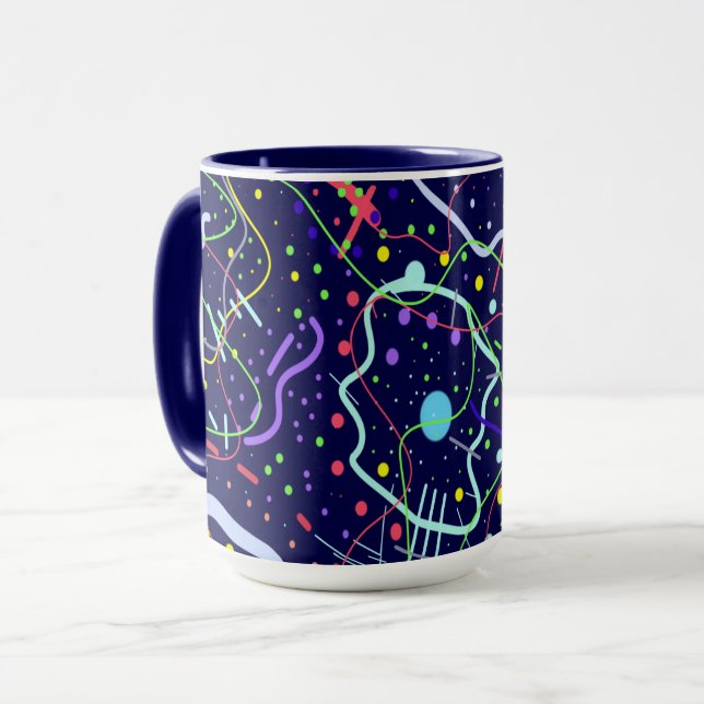 Caneca A vida no espaço (Frente Esquerda)