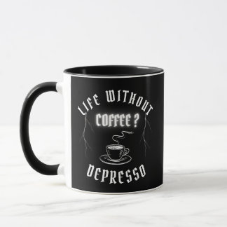 Caneca A vida sem café? Depresso