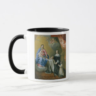 Caneca A Virgem Maria dá a coroa e o Sceptre