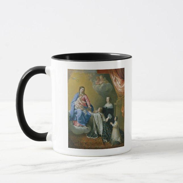 Caneca A Virgem Maria dá a coroa e o Sceptre (Esquerda)