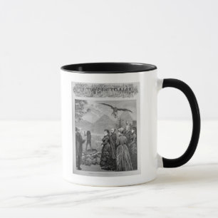 Caneca A visita da rainha à corte australiana sul